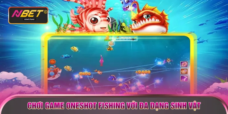Chơi game Oneshot Fishing với đa dạng sinh vật